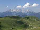 Blick zurück zum Lärchfilzkogel