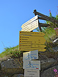 Wir schlagen den Weg Richtung Breslauer Hütte ein...