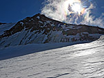 Der felsige Südgipfel der Wildspitze