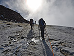 Wir erreichen den Südwestrücken der Wildspitze