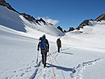 Auf dem Rückweg zum Mitterkarjoch