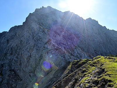 Der herausfordernde Aufstieg auf den Wörner kann beginnen
