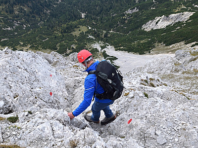 Bergab ist die Perspektive oftmals noch spannender als beim Aufstieg