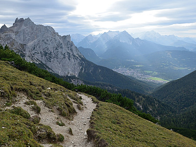 Langsam werden die Wolken dichter