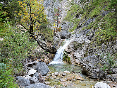 ... dem wir weiter flussabwärts folgen.