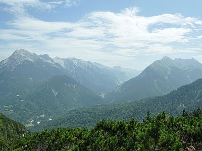 Aussicht nach Osten Richtung Isarursprung