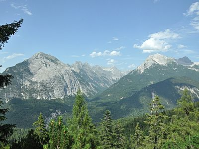 Blick ins Karwendeltal