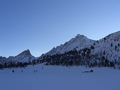 Blick zur Faneshütte