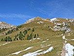 Blick zurück zum Zendleser Kofel