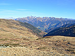 Blick vom Ausgangspunkt zu den Pfunderer Bergen