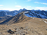 Blick über das Hühnerspiel zum Sarner Weißhorn
