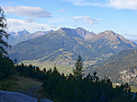 Blick zur Gartnerwand, rechts die Pleisspitze
