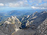 Blick hinunter ins Höllental