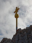 Das Gipfelkreuz der Zugspitze
