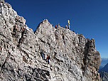 Blick zum Zugspitz-Gipfel
