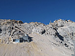 Blick vom Zugspitzplatt zum Gipfel