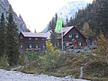 Blick zurück zur alten Höllentalangerhütte