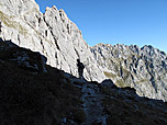 ...und wir bewältigen nun den Marsch zum Höllentalferner