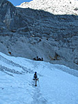 Nicht mehr weit bis zum Klettersteig-Einstieg