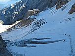 Blick auf den Höllentalferner...