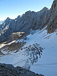 Der zerklüftete Höllentalferner