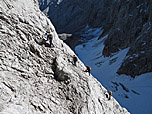 Noch ein Blick zurück zur Steilpassage