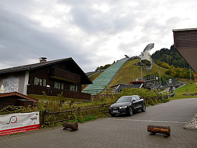 Die Olympiaskischanze in Garmisch