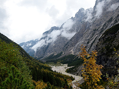 Der Blick zurück in das Reintal
