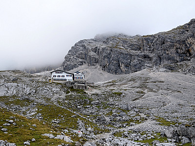 Nach einer Kante ist es nicht mehr weit bis zur Knorrhütte