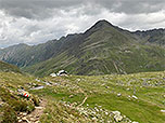 Blick zurück zur Pforzheimer Hütte