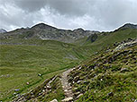 Langsam wendet sich der Weg nach Nordwesten