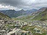 Die Pforzheimer Hütte ist mittlerweile außer Sichtweite