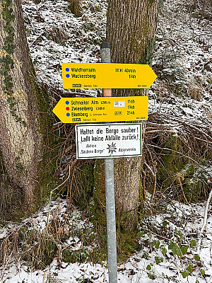 ...treffen wir auf einen Querweg...