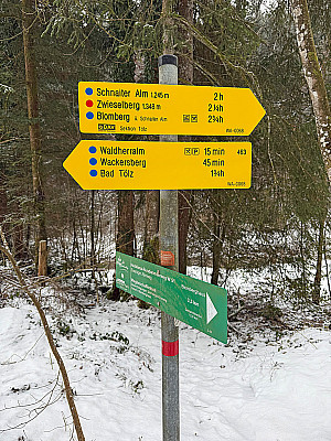 Auf der uns bekannten Route...