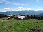 Blick zurück zu den Almen