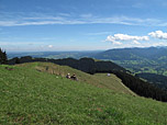 Blick zu Schnaiter- und Speckeralm, ...
