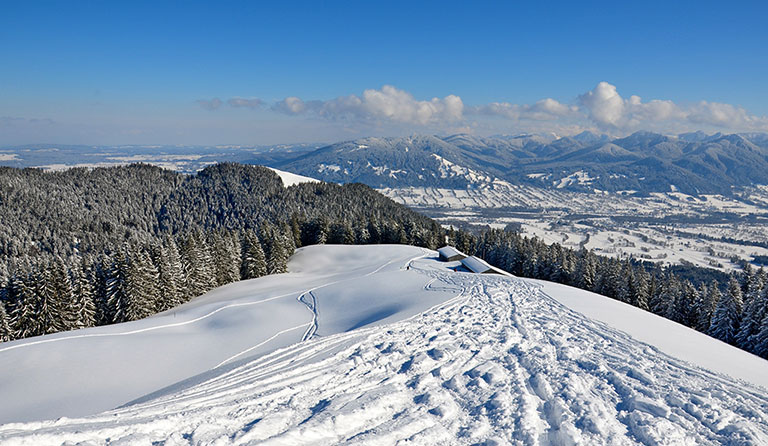 Zwieselberg (1348 m) als Skitour