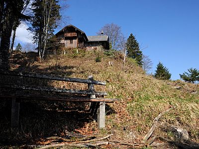 ...kommen wir zum Berggasthof Weißwand. 