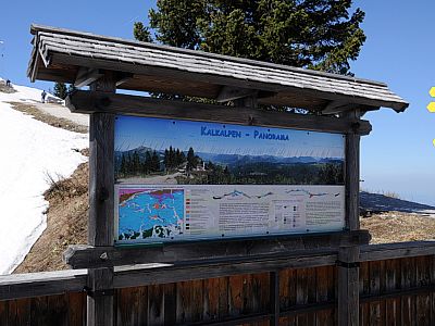 Leichter geht es mit der Panoramatafel