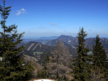 Der Ausblick auf den Schober (1328 m)