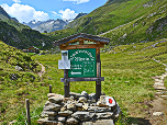 Abzweig kurz vor der Alpeinalm