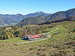 Blick vom Angerlkreuz zur Angerlalm