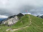 Fahne bei der Hütte