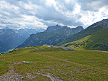 Blick vom Gipfel des Blaser zur Blaserhütte