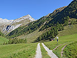Abzweig oberhalb der Jausenstation