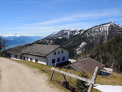 Die Buchackeralm vor dem Zunterköpfl