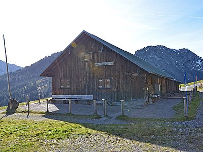 Der Eingang zur Buchelalpe