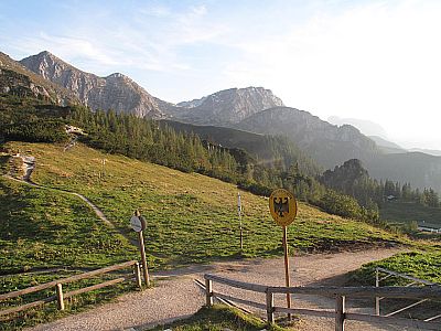 Der Grenzübergang von Salzburg nach Bayern