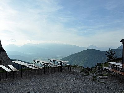 Die Aussicht lädt zum Verweilen ein