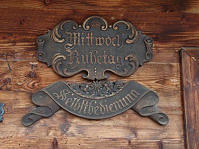 Im Sommer ist Mittwochs zu!